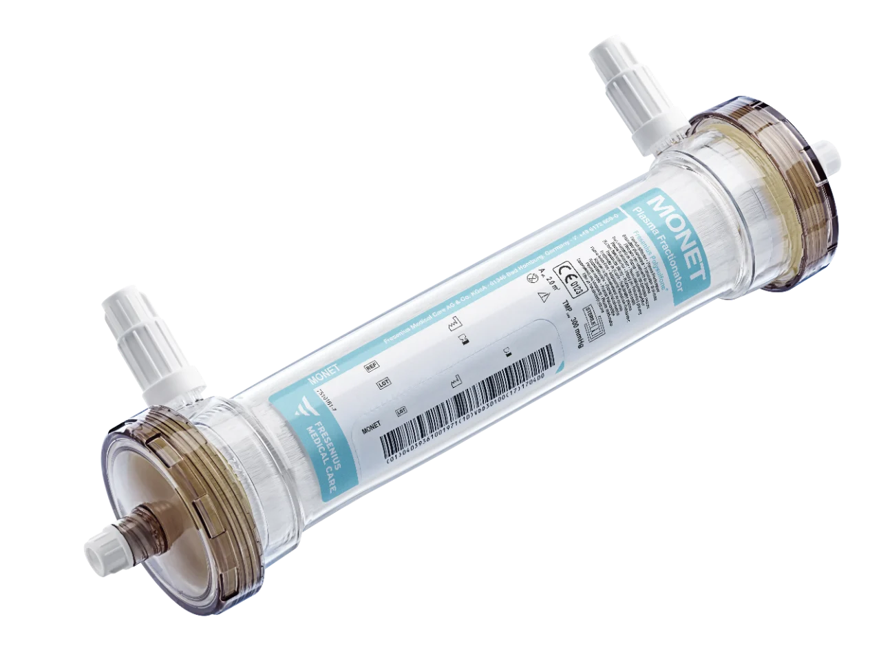 German DFPP / 德机双重血液净化 · Manufacturer example of this technology; the offered model must be confirmed.