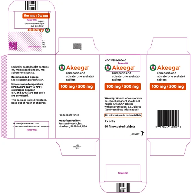AKEEGA · US package-label artwork; supplied packaging may differ.