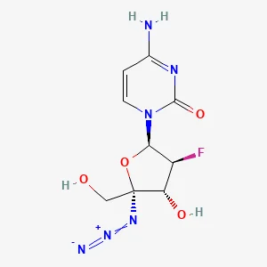 阿兹夫定 · Molecular structure from PubChem; not a product photograph.