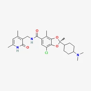 EZHARMIA · Molecular structure from PubChem; not a product photograph.