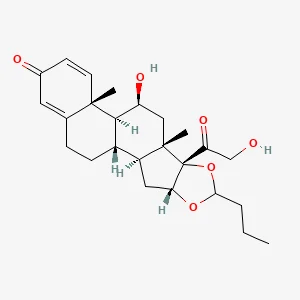 Kinpeygo 布地奈德缓释胶囊 · Molecular structure from PubChem; not a product photograph.
