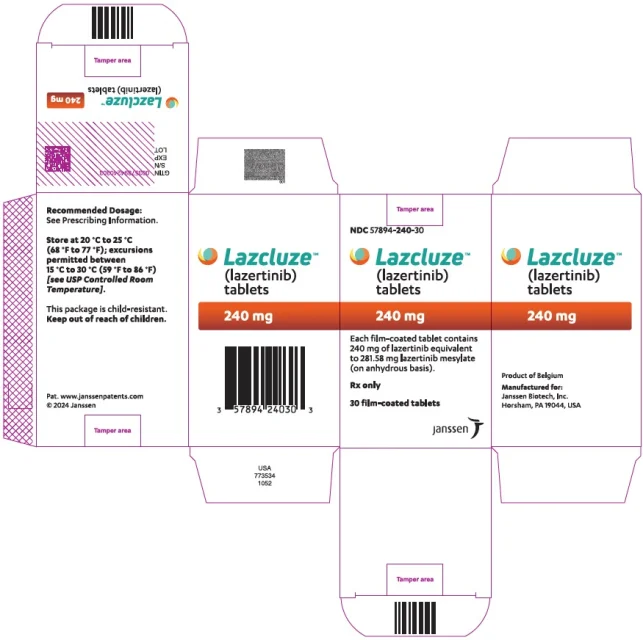 Lazcluze · US package-label artwork; supplied packaging may differ.