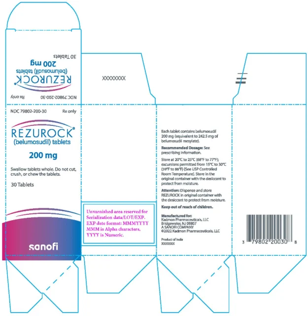 REZUROCK · US package-label artwork; supplied packaging may differ.
