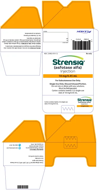Strensiq · US package-label artwork; supplied packaging may differ.