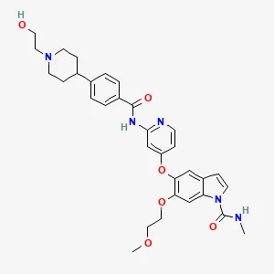 TASFYGO · Molecular structure from PubChem; not a product photograph.