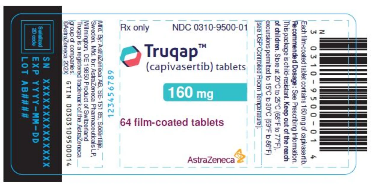 Truqap · US package-label artwork; supplied packaging may differ.
