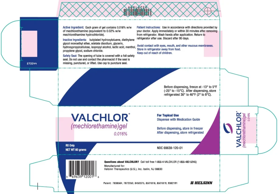 VALCHLOR · US package-label artwork; supplied packaging may differ.