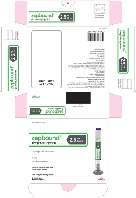 Zepbound · US package-label artwork; supplied packaging may differ.